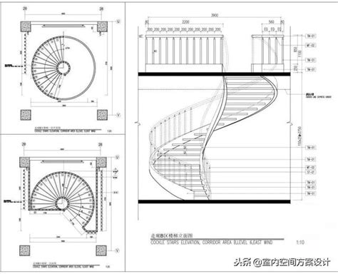 旋轉樓梯平面圖畫法|樓梯設計全攻略！梯型、工法、材質一次看